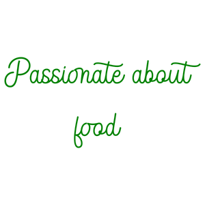 passionate about food quote SVG PNG design