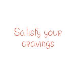 satisfy your cravings quote SVG PNG design