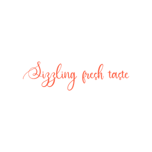 sizzling fresh taste quote SVG PNG design with bold lettering