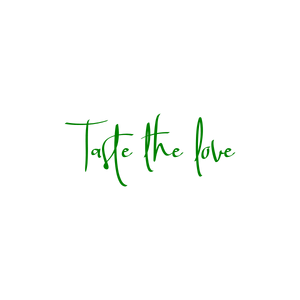 taste the love quote SVG PNG design with bold lettering