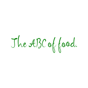 the abc of food quote SVG PNG design with bold lettering