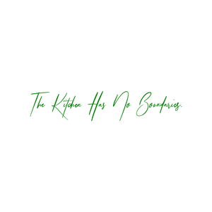 the kitchen has no boundaries quote SVG PNG design with bold lettering