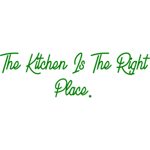 the kitchen is right place quote SVG PNG design