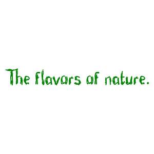 the flavors of nature quote SVG PNG design with bold lettering