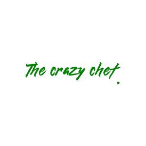 the crazy chef quote SVG PNG design with bold lettering