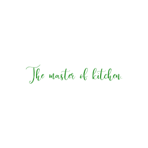 the master of kitchen quote SVG PNG design with bold lettering