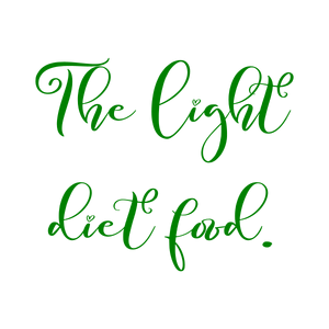 the light diet food quote SVG PNG design with an uplifting message