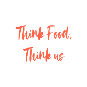 think food us quote SVG PNG design with bold lettering