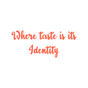 where taste is its identity quote SVG PNG design with bold lettering