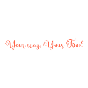 your way food quote SVG PNG design