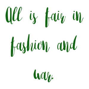 all is fair in fashion and war quote SVG PNG design with hand-drawn style