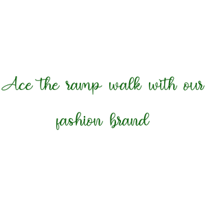 ace the ramp walk with our fashion brand quote SVG PNG design