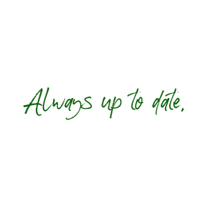 always up to date quote SVG PNG design with bold lettering, an uplifting message