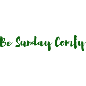 be sunday comfy quote SVG PNG design with bold lettering, an uplifting message