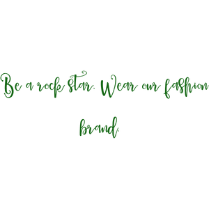 be a rock star wear our fashion brandvehnderd552 quote SVG PNG design with an uplifting message