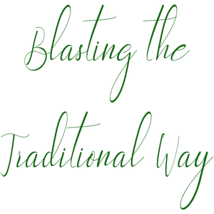 blasting the traditional way quote SVG PNG design with bold lettering