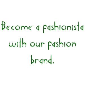 become a fashionista with our fashion brand quote SVG PNG design with bold lettering