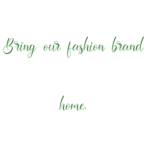 bring our fashion brand home quote SVG PNG design