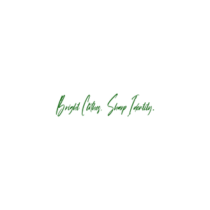 bright clothes sharp identity quote SVG PNG design with bold lettering