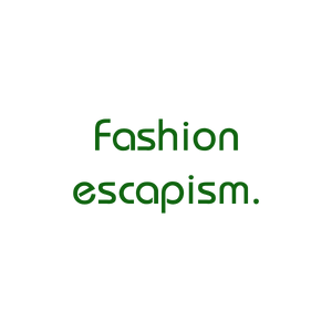 fashion escapism quote SVG PNG design with bold lettering