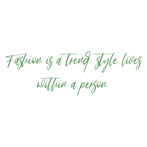 fashion is a trend lives within person quote SVG PNG design