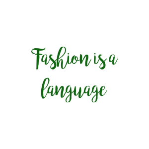 fashion is a language520 quote SVG PNG design