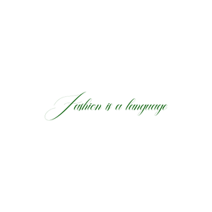 fashion is a language552 quote SVG PNG design with bold lettering