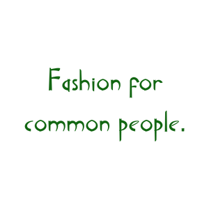 fashion for common people quote SVG PNG design with bold lettering