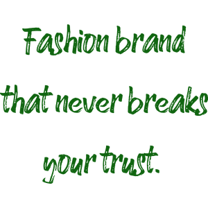 fashion brand that never breaks your trust quote SVG PNG design with bold lettering