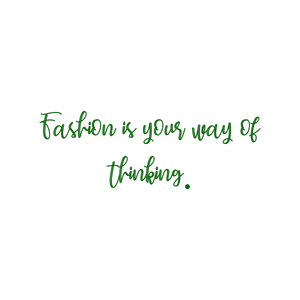 fashion is your way of thinking quote SVG PNG design