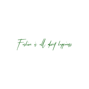 fashion is all about happiness quote SVG PNG design with an uplifting message