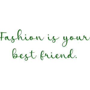 fashion is your best friend quote SVG PNG design with bold lettering, an uplifting message