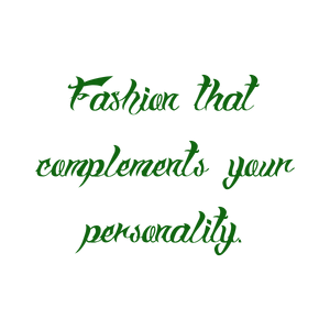 fashion that complements your personality quote SVG PNG design with bold lettering, an uplifting message