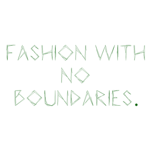 fashion with no boundaries quote SVG PNG design with bold lettering