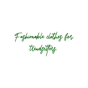 fashionable clothes for trendsetters quote SVG PNG design with bold lettering