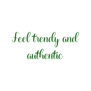 feel trendy and authentic quote SVG PNG design with an uplifting message
