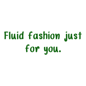 fluid fashion just for you quote SVG PNG design