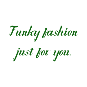 funky fashion just for you quote SVG PNG design with bold lettering