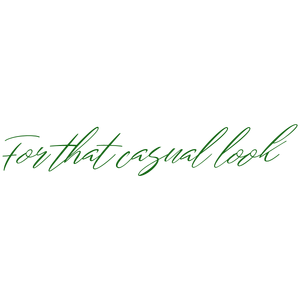 for that casual look quote SVG PNG design with bold lettering