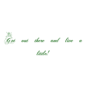 get out there and live a little quote SVG PNG design with hand-drawn style, an uplifting message