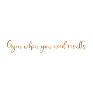 gym when you need results quote SVG PNG design with bold lettering