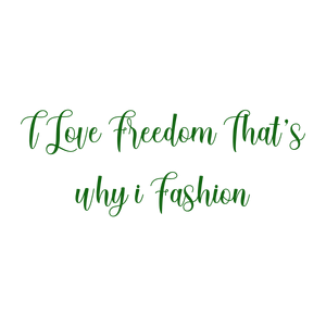 i love freedom that's why fashion quote SVG PNG design with bold lettering, an uplifting message