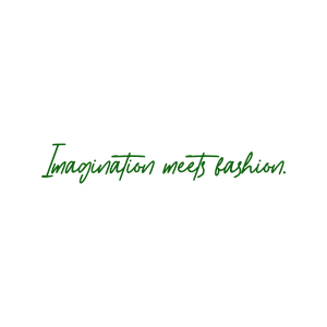 imagination meets fashion quote SVG PNG design with bold lettering