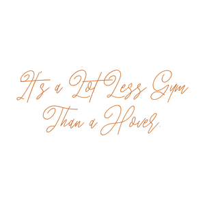 it's a lot less gym than hover quote SVG PNG design