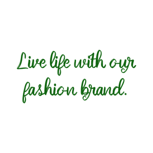 live life with our fashion brand quote SVG PNG design with an uplifting message