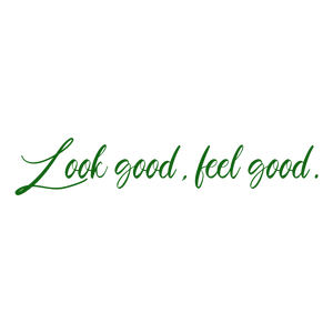 look good feel quote SVG PNG design with bold lettering, an uplifting message