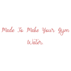 made to make your gym water quote SVG PNG design with bold lettering