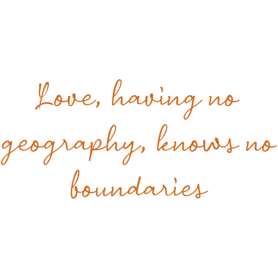 love having no geography knows boundaries quote SVG PNG design