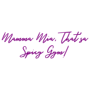 mamma mia that'sa spicy gym quote SVG PNG design with bold lettering