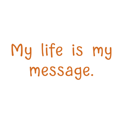 my life is message quote SVG PNG design with bold lettering, an uplifting message